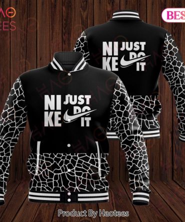 Nike Just Do It Fashion Baseball Varsity Jacket