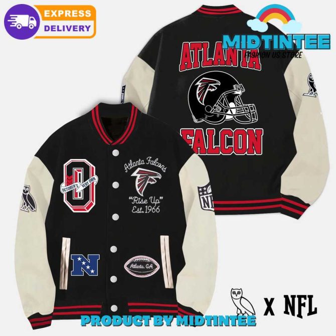 Atlanta Falcons Nfl Varsity Jacket - Vintage Style, Express Delivery, Limited Edition Fan Gear