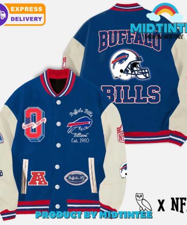 Buffalo Bills Varsity Jacket - Official Nfl Team Apparel , Fast Shipping!