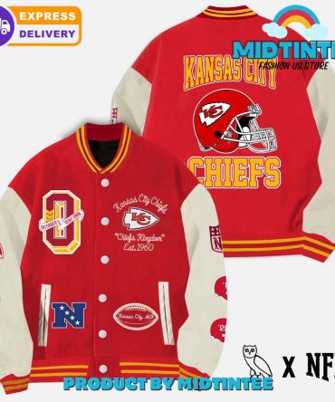 Kansas City Chiefs Varsity Jacket - Official Nfl Apparel, Fast Shipping!