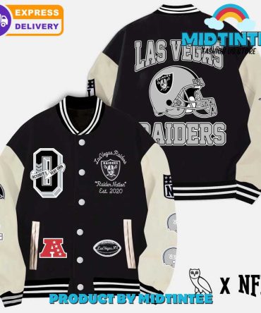 Las Vegas Raiders Varsity Jacket - Official Nfl Team Apparel For Fans