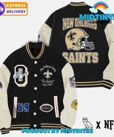 New Orleans Saints Varsity Jacket – Official Nfl Team Apparel, Premium Quality, Fast Shipping!
