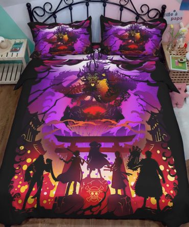One Piece Anime Bedding Set Duvet Cover And 2 Pillowcases