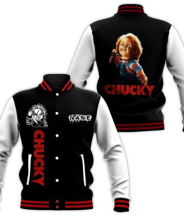 Chucky Horror Varsity Jacket - Customizable Name, Perfect Gift For Fans!