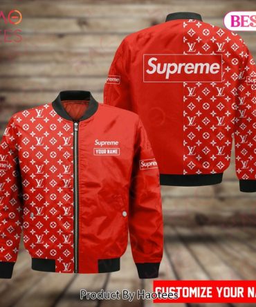Custom Red Bomber Jacket - Stylish Design, Add Your Name For A Unique Look!