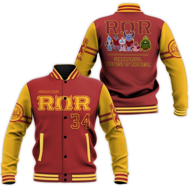 Monsters University Ror Varsity Jacket – Stylish, Comfortable, Perfect For Fans!