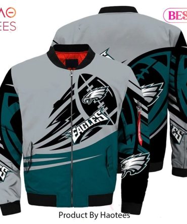 New Fashion   Philadelphia Eagles Bomber Jacket Graphic Ultra-Balls