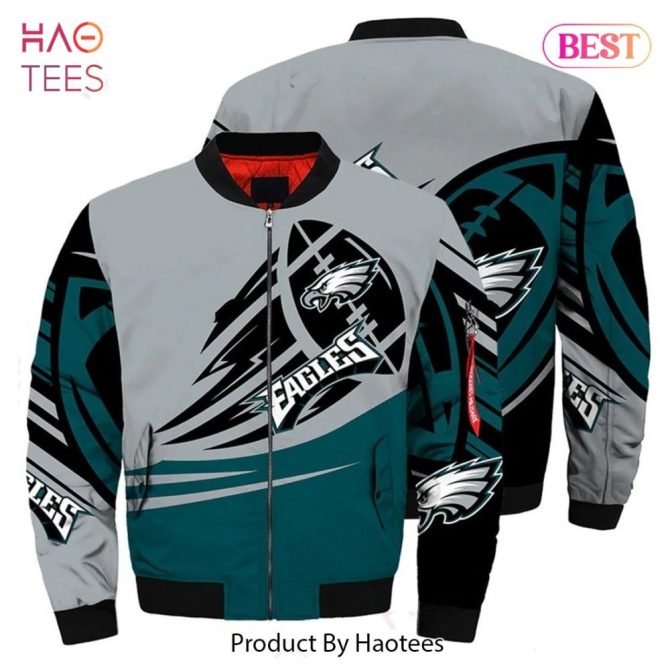 New Fashion   Philadelphia Eagles Bomber Jacket Graphic Ultra-Balls