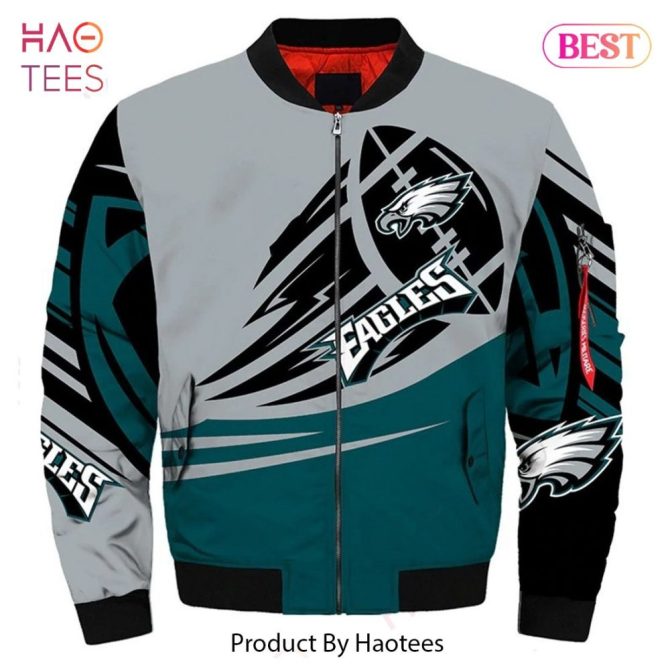 New Fashion   Philadelphia Eagles Bomber Jacket Graphic Ultra-Balls - Image 2