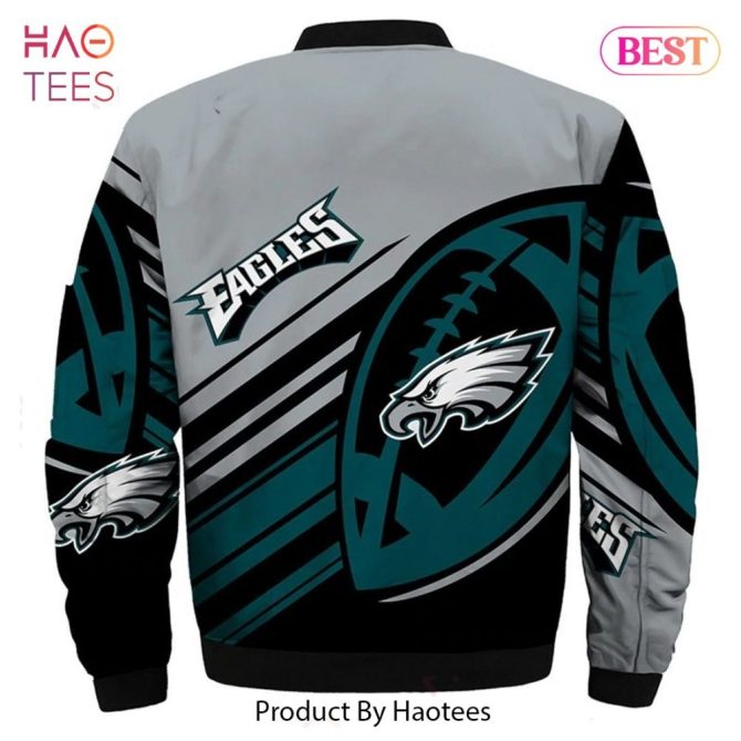 New Fashion   Philadelphia Eagles Bomber Jacket Graphic Ultra-Balls - Image 3