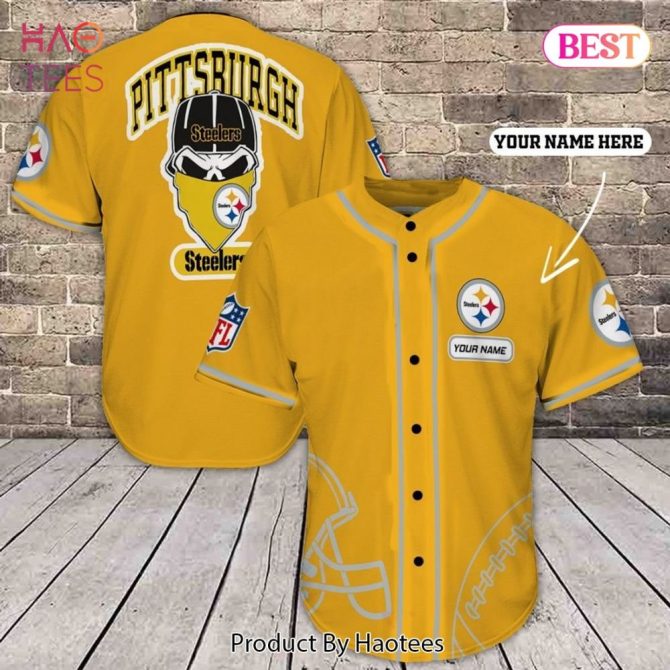 Custom Pittsburgh Steelers Baseball Jersey - Personalized Fan Gear For Ultimate Team Support