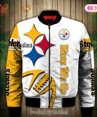 New Fashion   Pittsburgh Steelers Bomber Jacket Graphic Balls Gift For Fans