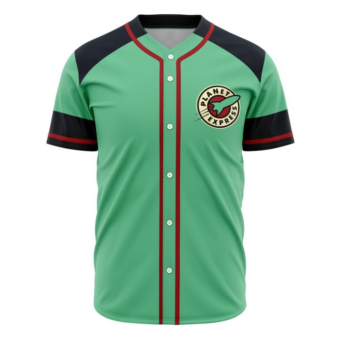 Futuristic Green Baseball Jersey – Stylish & Comfortable With Unique Logo