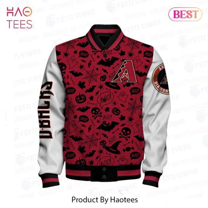 Limited Edition Dbacks Varsity Jacket - Halloween Themed, Unisex, Perfect For Fans! - Image 2