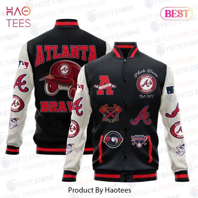 Atlanta Braves Varsity Jacket - Premium Embroidered Baseball Fan Gear By Haotees