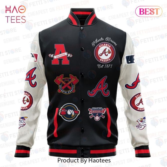 Atlanta Braves Varsity Jacket - Premium Embroidered Baseball Fan Gear By Haotees - Image 2
