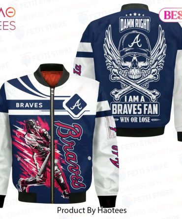 Premium Atlanta Braves Pattern Mlb 3D Bomber Jacket