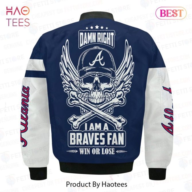 Premium Atlanta Braves Pattern Mlb 3D Bomber Jacket - Image 3