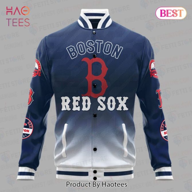Boston Red Sox Bomber Jacket - Stylish & Comfortable Fan Gear For All Ages - Image 2