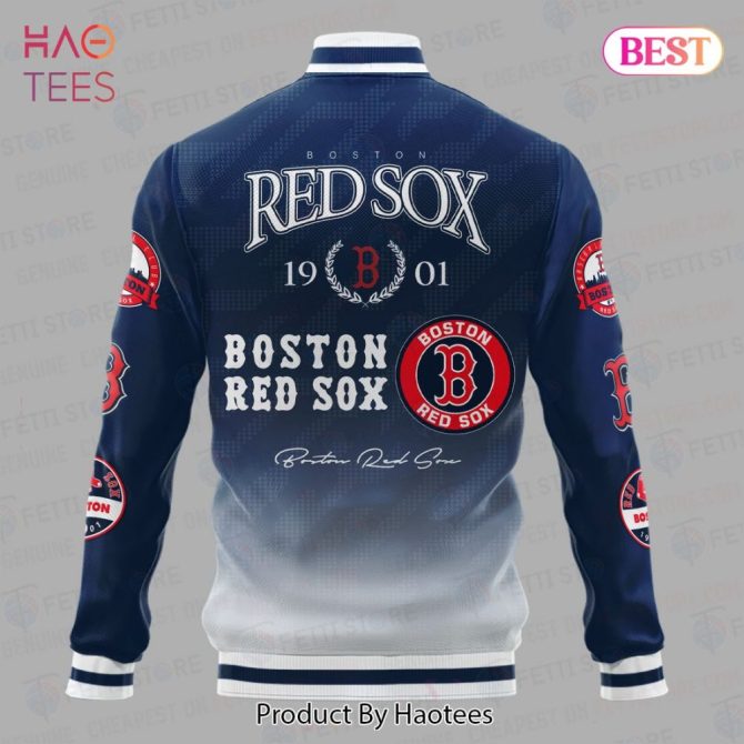 Boston Red Sox Bomber Jacket - Stylish & Comfortable Fan Gear For All Ages - Image 3