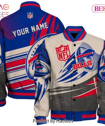 Customizable Nfl Bills Jacket – Bold Design, Perfect For Fans, Add Your Name!