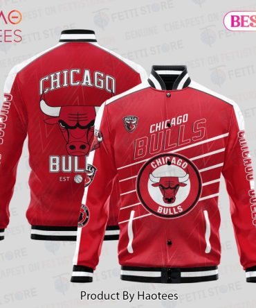 Chicago Bulls Red Varsity Jacket - Stylish Official Team Apparel For Fans