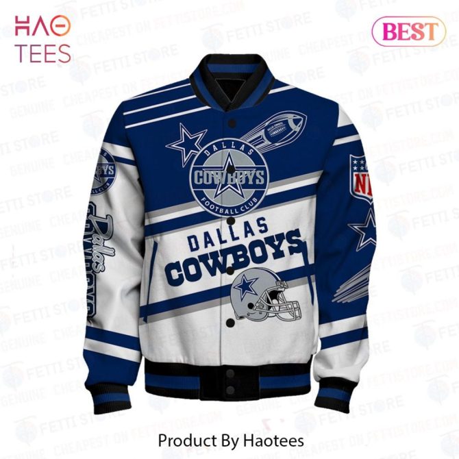 Dallas Cowboys Varsity Jacket - Nfl Fan Gear, Stylish & Warm, Perfect For Game Day! - Image 2