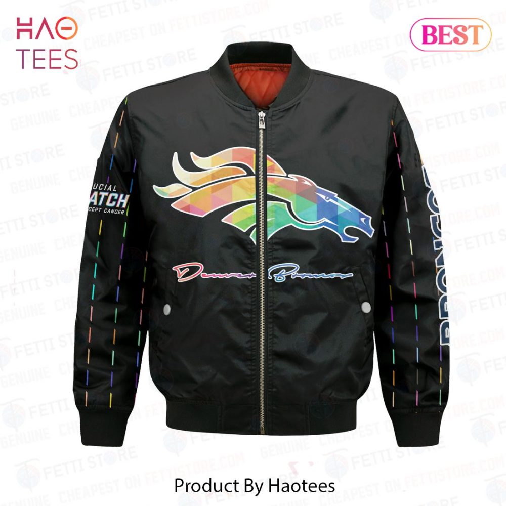 Premium Denver Broncosnational Football League Aop Bomber Jacket - Image 2