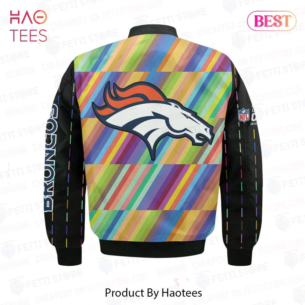 Premium Denver Broncosnational Football League Aop Bomber Jacket - Image 3