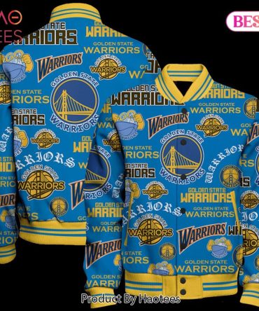 Golden State Warriors Blue Bomber Jacket - Stylish Nba Fan Apparel By Haotees
