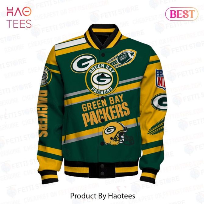 Green Bay Packers Varsity Jacket - Official Nfl Team Apparel For Fans - Image 2