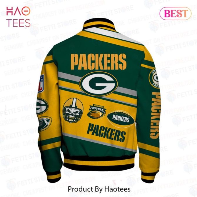 Green Bay Packers Varsity Jacket - Official Nfl Team Apparel For Fans - Image 3