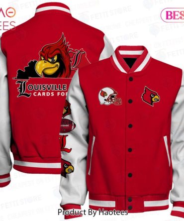 Louisville Cardinals Varsity Jacket - Bold Red & White Design For Fans
