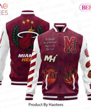 Miami Heat Basketball Varsity Jacket - Stylish Design By Haotees