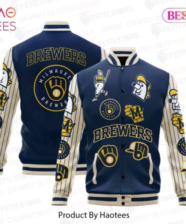 Milwaukee Brewers Varsity Jacket - Stylish Baseball Fan Gear By Haotees