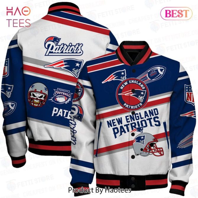 New England Patriots Varsity Jacket - Stylish Nfl Fan Gear By Haotees