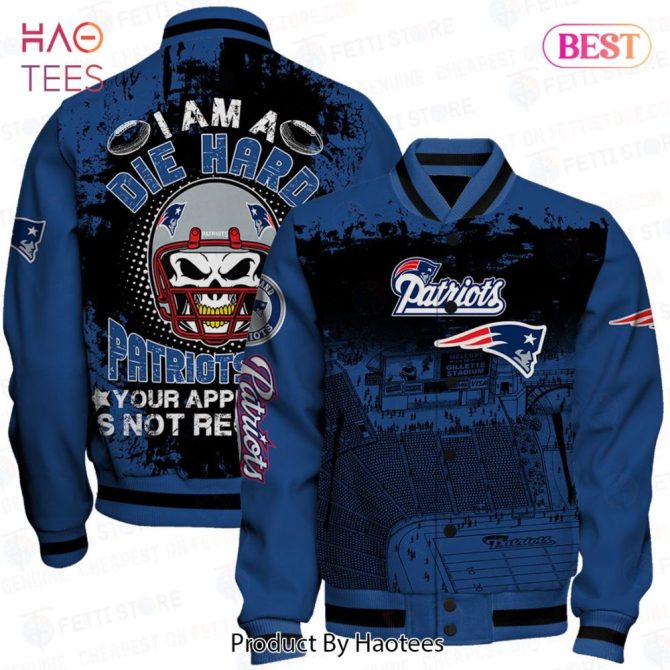 Die Hard Patriots Fan Varsity Jacket - Bold Design & Premium Comfort