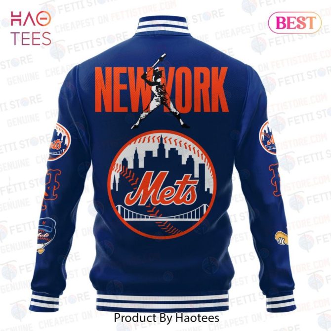 Ny Mets Varsity Jacket - Official Mlb Team Apparel By Haotees - Image 3