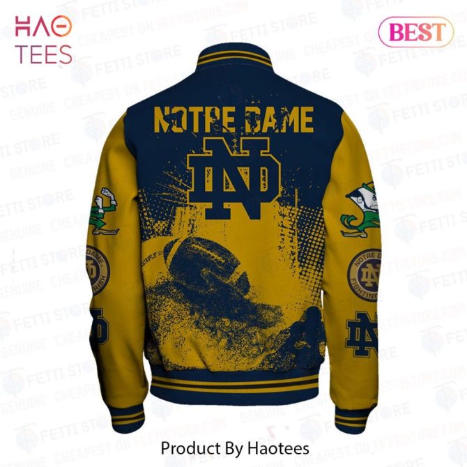 Notre Dame Fighting Irish Varsity Jacket - Stylish, Warm & Perfect For Fans! - Image 3