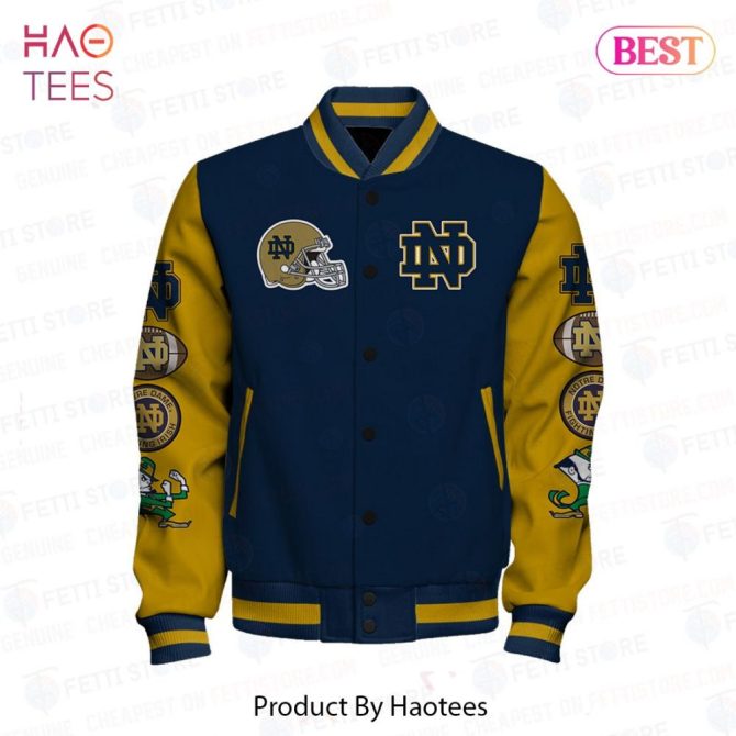 Notre Dame Fighting Irish Varsity Jacket - Play Like A Champion Today Design - Image 2