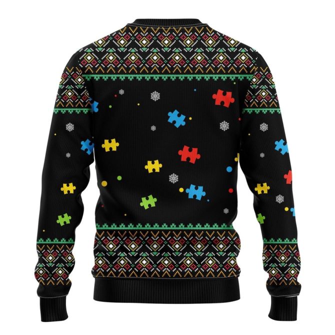 Autism Ugly Christmas Sweater Amazing Gift Idea Thanksgiving Gift - Image 2
