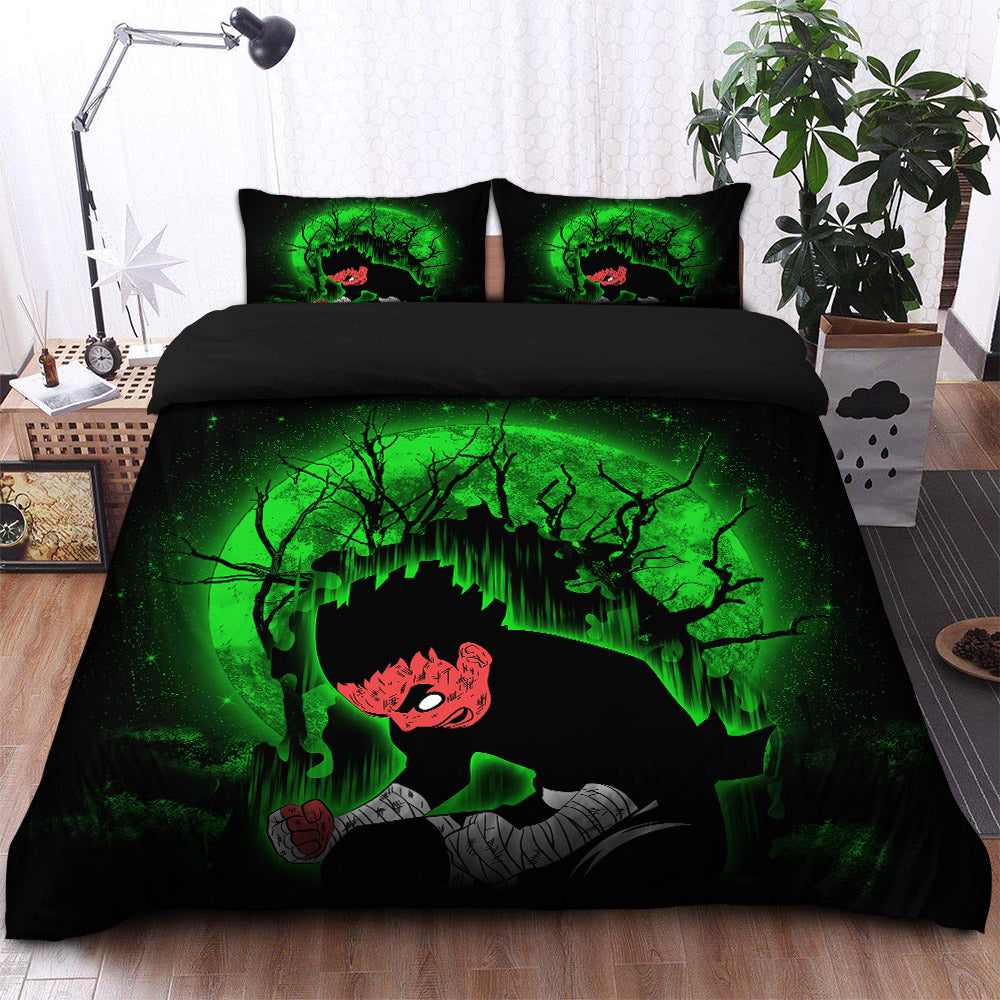 Rock Lee Power Up Moonlight Bedding Set Duvet Cover And 2 Pillowcases - Image 2