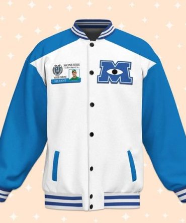 Custom Monsters University Varsity Jacket – Personalized Student Id Patch
