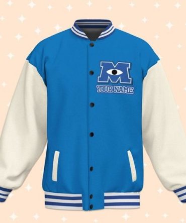 Custom Blue Varsity Jacket - Personalized Letterman Style With Name Embroidery