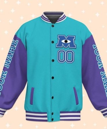 Customizable Varsity Jacket - Eye Logo, Bold Colors, Add Your Name – Perfect For Stylish Outfits