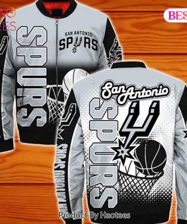New Fashion   San Antonio Spurs Bomber Jacket Winter Coat Gift For Men