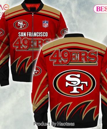 New Fashion   San Francisco 49Ers Bomber Jacket Style Winter Coat Gift For Men