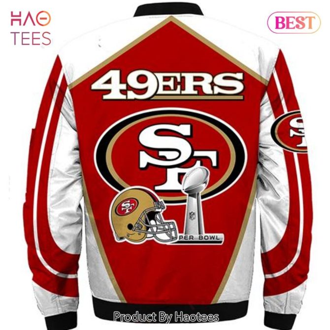 New Fashion   San Francisco 49Ers Bomber Jacket Super Bowl Champions Winter Gift For Men - Image 2