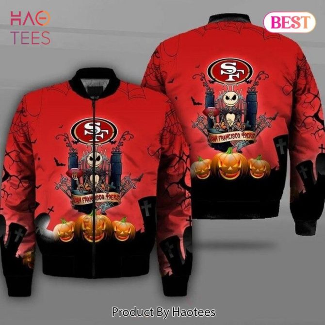 New Fashion   San Francisco 49Ers Bomber Jacket Winter Coat Gift For Men - Image 4