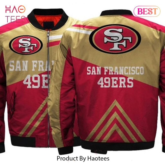 New Fashion   San Francisco 49Ers Bomber Jacket Winter Coat Gift For Men - Image 6